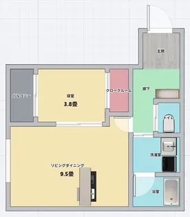 HusLAGOM【2階】の間取り
