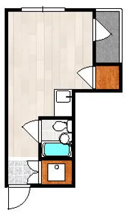 1Rの間取り画像