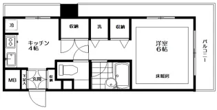 グランコピエ大井町【11階】の間取り