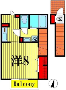 HABITATION【2階】の間取り