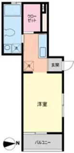 Piso自由が丘【1階】の間取り