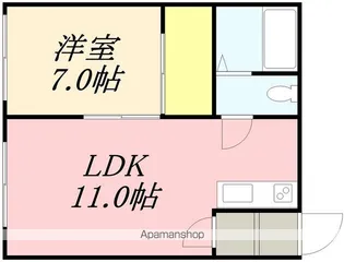 レジデンス時任【2階】の間取り