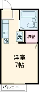 エス・ドミール【1階】の間取り