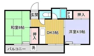 グリーンハイツ【2階】の間取り