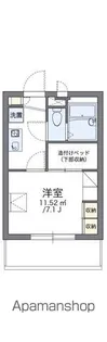 レオパレスクレメント【1階】の間取り