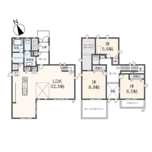 神奈川県川崎市麻生区金程3【一戸建】の間取り