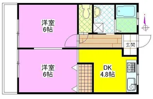 グラースの森II【1階】の間取り
