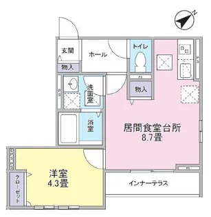 (仮称)西大井AP【1階】の間取り