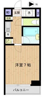 東京都港区三田2【マンション】の間取り