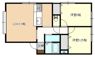 グランコートN【2階】の間取り