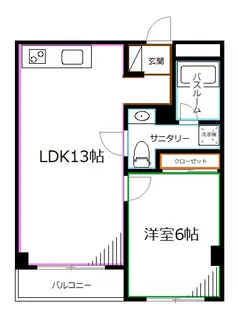 東京都杉並区清水1【マンション】の間取り
