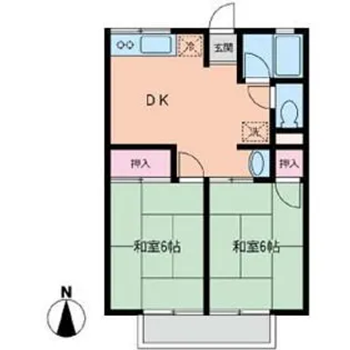 ウイング習志野I【1階】の間取り