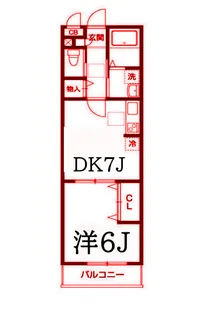 ディアコート【1階】の間取り