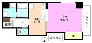 ダイビシマンション【7階】の間取り