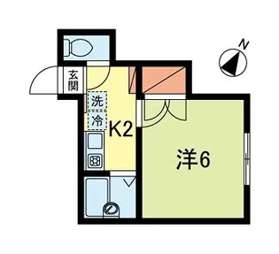 メゾンローリエ・u【2階】の間取り