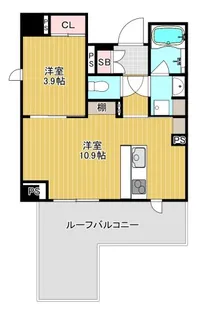 エル・セレーノ品川西大井【6階】の間取り