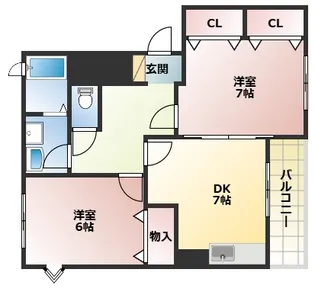 リバーサイドヒルズ【2階】の間取り