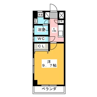 椿山荘【4階】の間取り