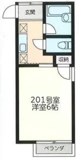 ホワイトレジデンス【2階】の間取り