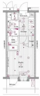 神奈川県横浜市中区山下町【マンション】の間取り