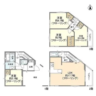 埼玉県川口市並木4【一戸建】の間取り