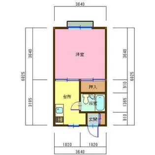 コーポ加藤【2階】の間取り