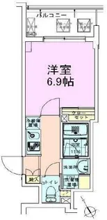 東京都江東区富岡1【マンション】の間取り