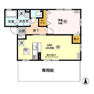 リヴィエール【1階】の間取り