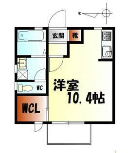神奈川県平塚市桃浜町【アパート】の間取り