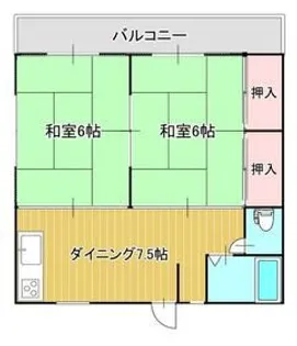 メゾンスカイ【2階】の間取り