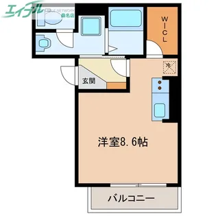 スタブリテラス桑名【2階】の間取り