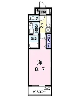 エクセルシオールII【3階】の間取り