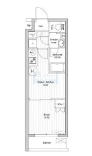 ハーモニーレジデンス山手巣鴨ザ・ガーデン【2階】の間取り