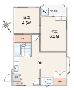 シエロ・グランデ【3階】の間取り