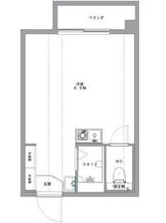 アネックス西九条【1階】の間取り