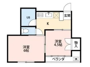 プリュニエ鎌ケ谷【1階】の間取り