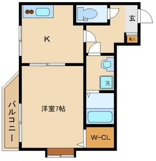 東京都品川区荏原4【マンション】の間取り