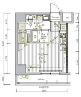 ミライズ新小岩マーロ【4階】の間取り