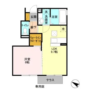 千葉県市原市五井東1【アパート】の間取り