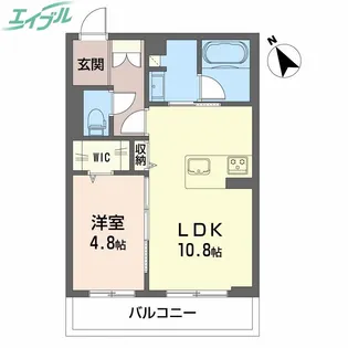 ツヴェルフII【2階】の間取り