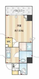 東京都港区六本木5【マンション】の間取り