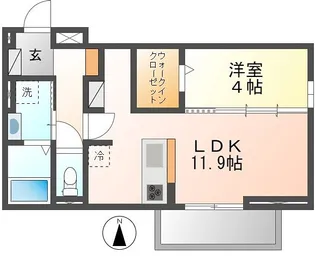 D-ROOMアプロ富士河口湖II【1階】の間取り