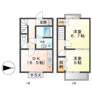 ニューセンチュリー長久手【1階】の間取り