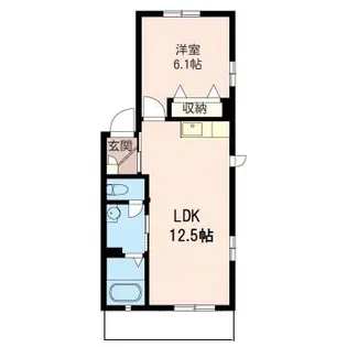 フォルトゥーナC【1階】の間取り