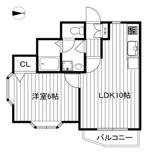 グリーンポートT・AーH【1階】の間取り