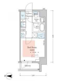 アーバネックス南品川II【2階】の間取り