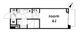 パレステュディオ代々木上原【2階】の間取り