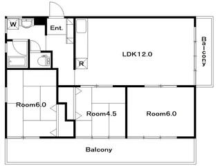 アムールアドニス【5階】の間取り