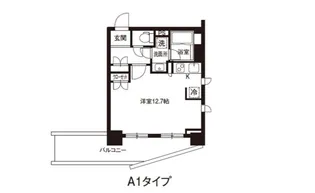 レジディア御茶ノ水【12階】の間取り