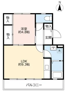 UR富田【3階】の間取り
